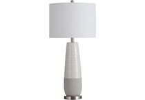 stlc grey table lamp   