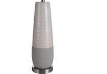 stlc grey table lamp   