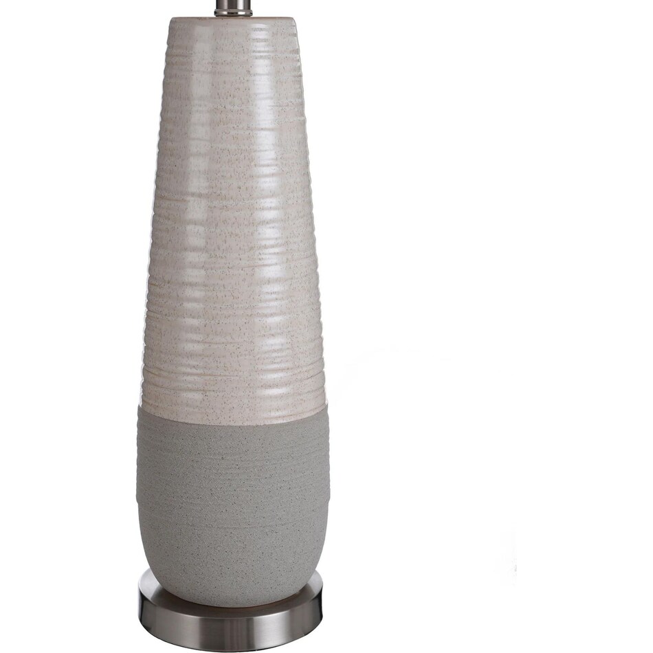 stlc grey table lamp   