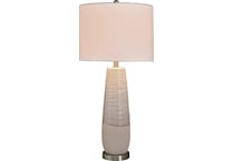 stlc grey table lamp   