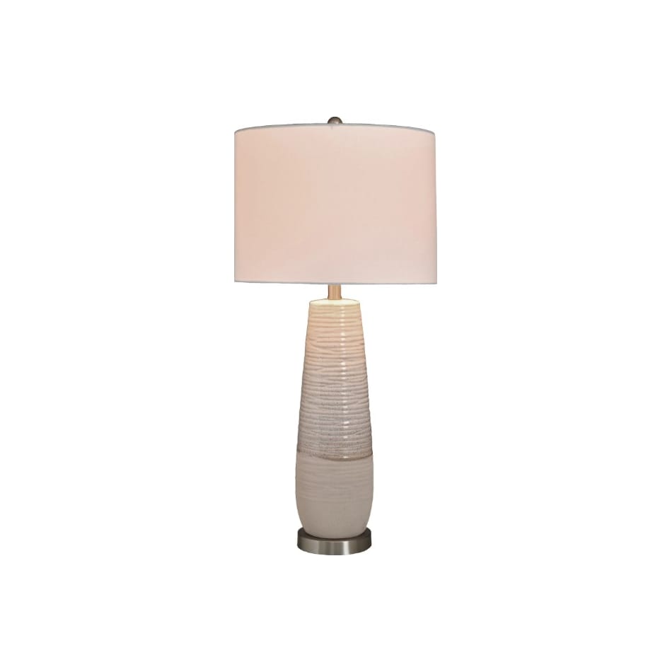stlc grey table lamp   