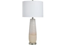 stlc grey table lamp   