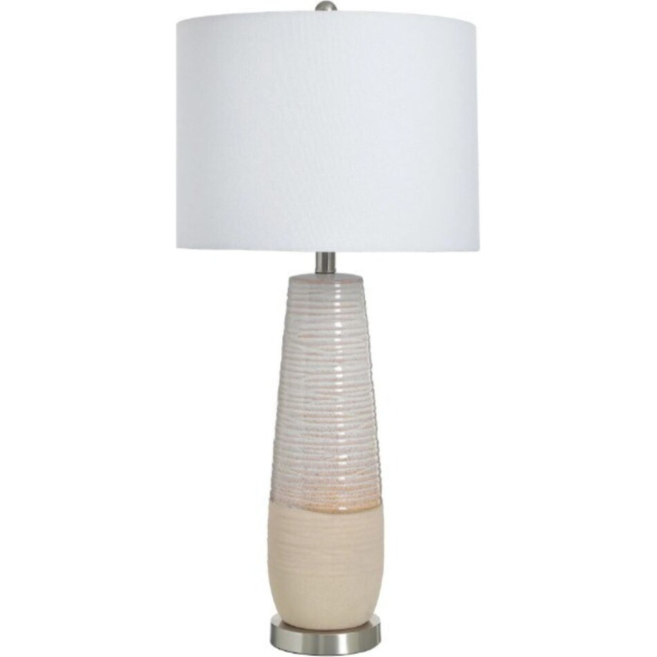 stlc grey table lamp   