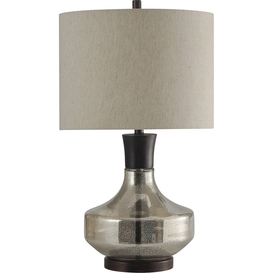 stlc grey table lamp   