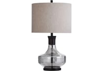 stlc grey table lamp   