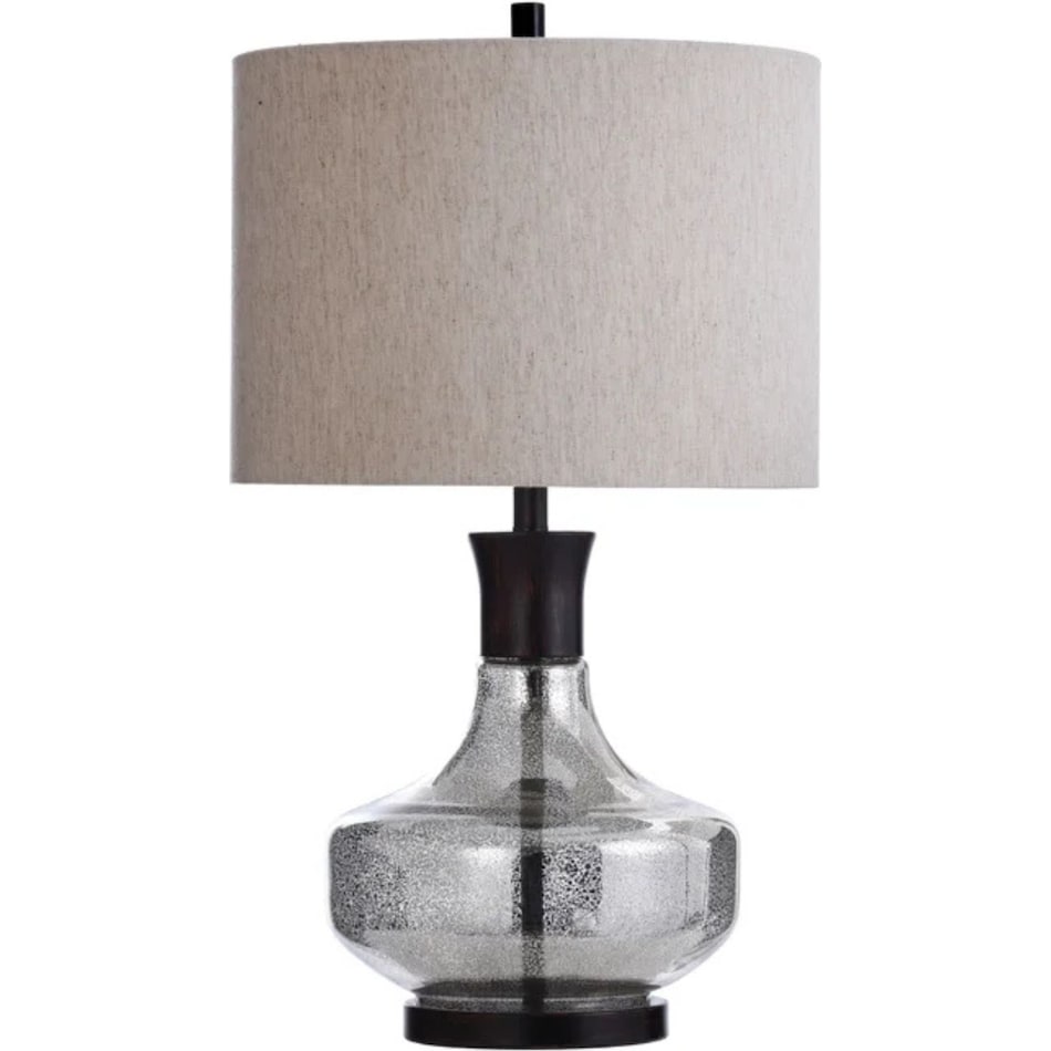 stlc grey table lamp   