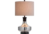 stlc grey table lamp   