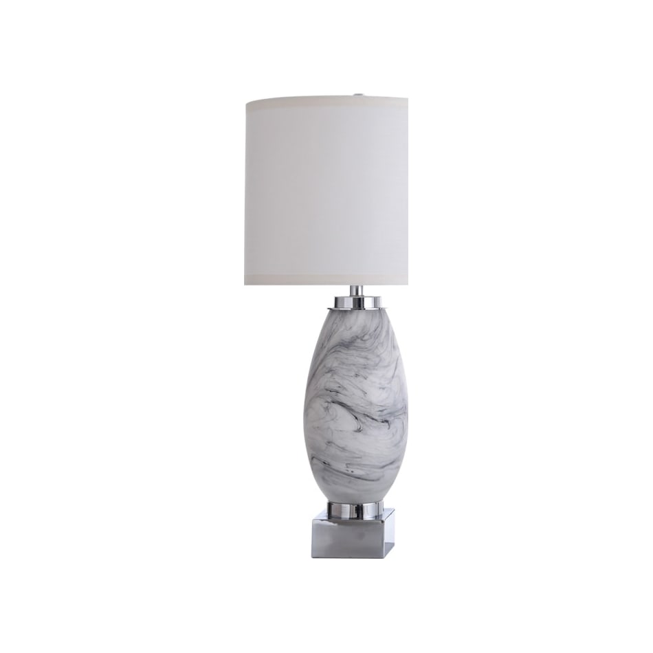 stlc grey table lamp   