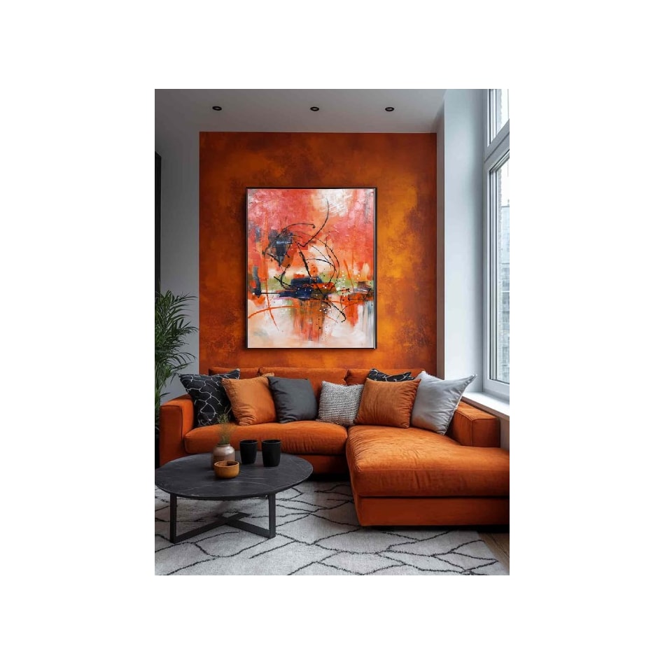 stlc orange paintings   