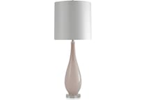 stlc pink table lamp   