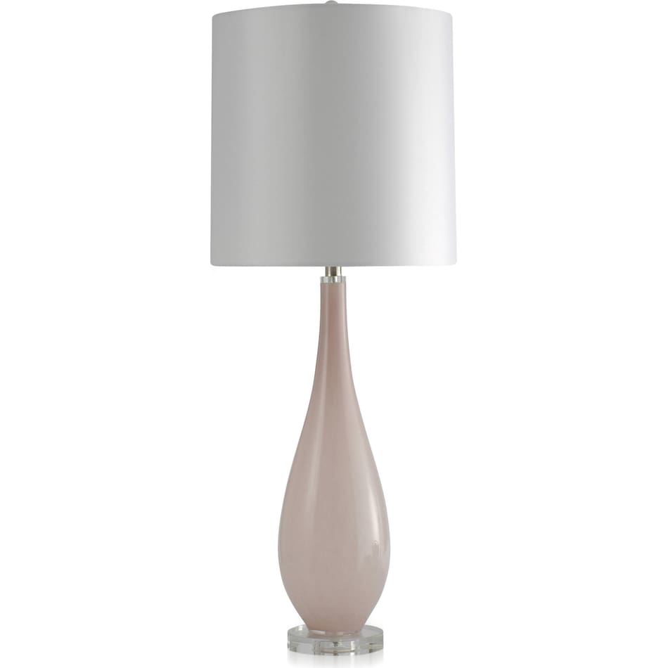 stlc pink table lamp   