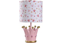 stlc pink table lamp   