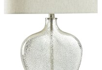 stlc silver table lamp   