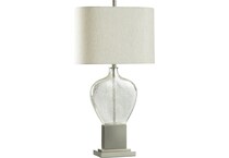 stlc silver table lamp   