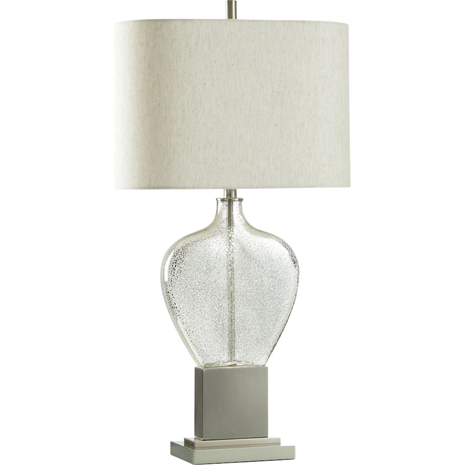 stlc silver table lamp   