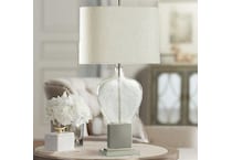 stlc silver table lamp   