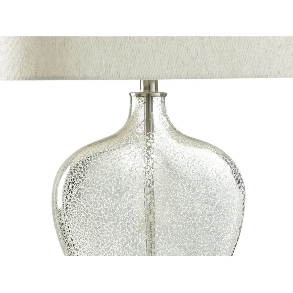 stlc silver table lamp   