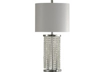 stlc silver table lamp   