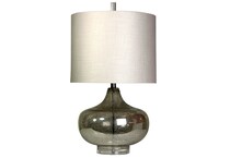 stlc silver table lamp   
