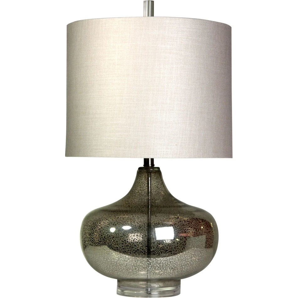 stlc silver table lamp   