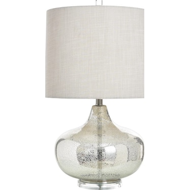 Laguna Mercury Glass Table Lamp 28"H