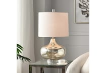 stlc silver table lamp   