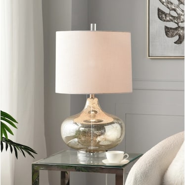 Laguna Mercury Glass Table Lamp 28"H