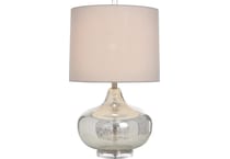 stlc silver table lamp   