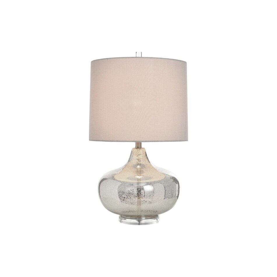 stlc silver table lamp   