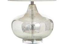 stlc silver table lamp   