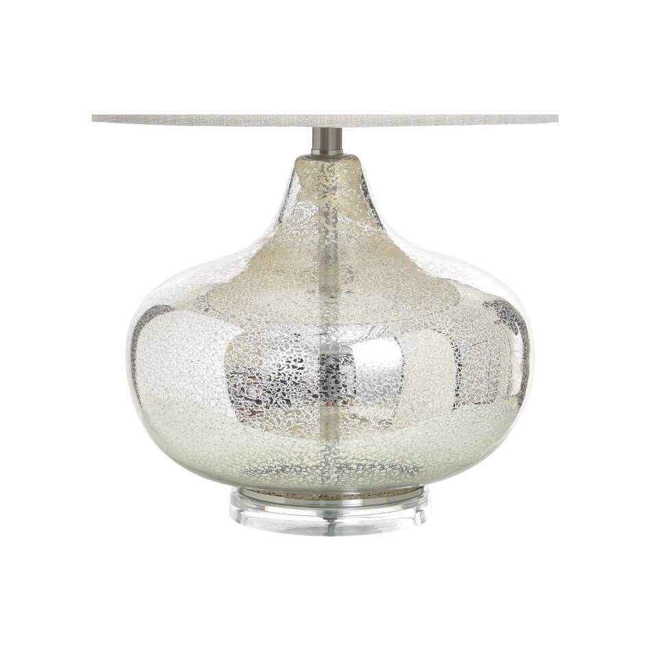 stlc silver table lamp   