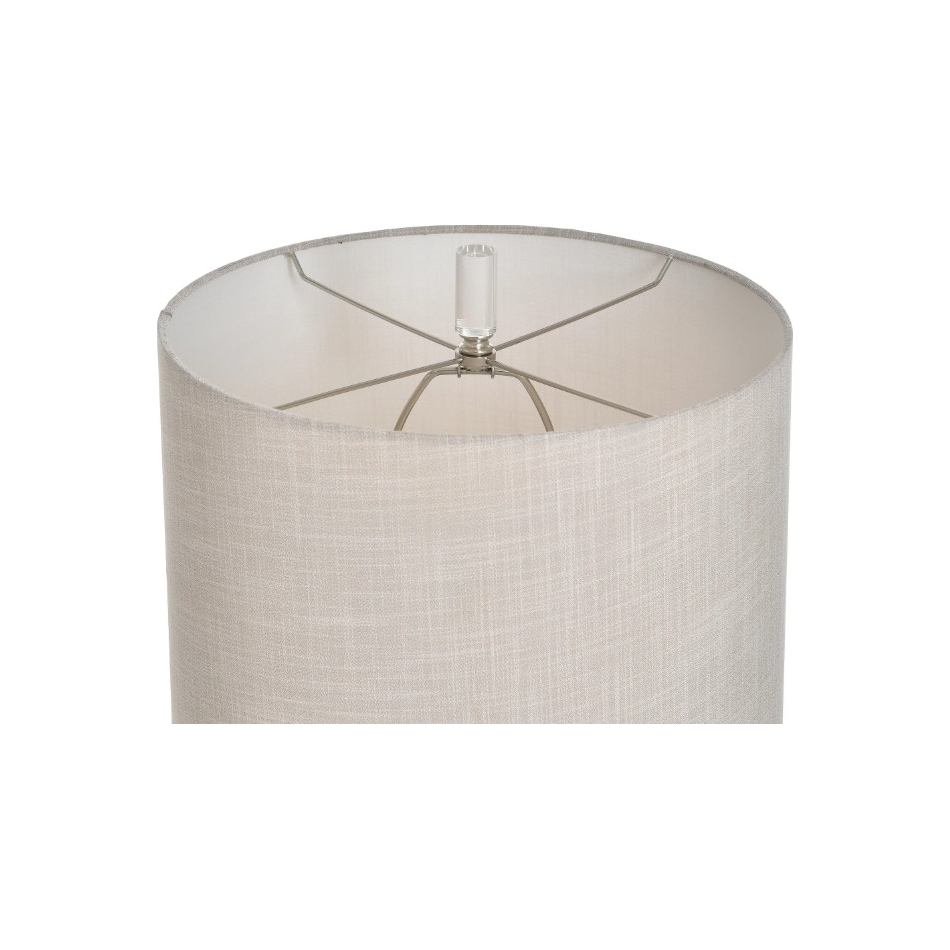 stlc silver table lamp   