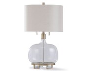 stlc silver table lamp   