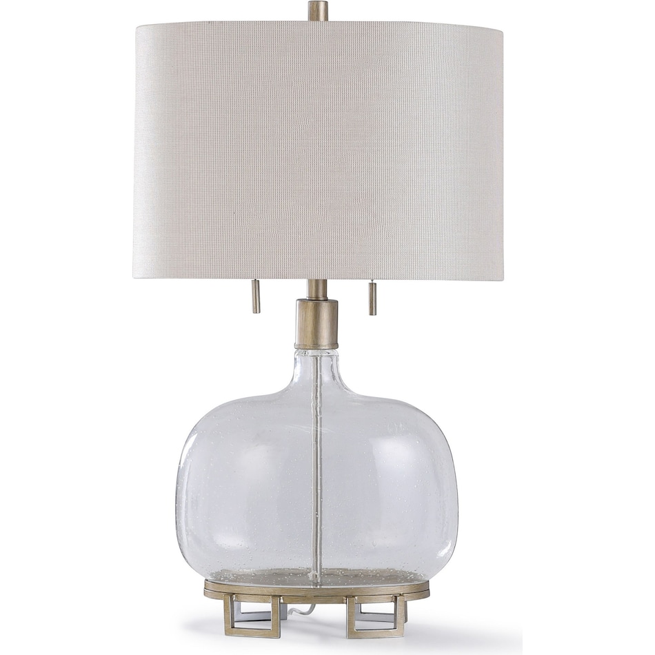 stlc silver table lamp   