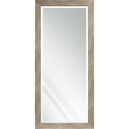 Bevelevd Barnwood Leaner Mirror 30"W x 64"H