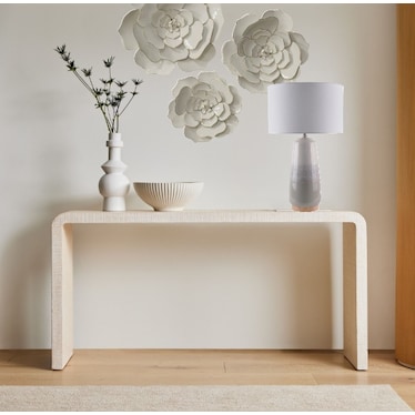 Set of 3 Ivory Flowers Wall Décor 17/20/24"