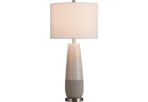 stlc white table lamp   