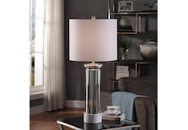 stlc white table lamp   