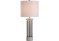 stlc white table lamp   