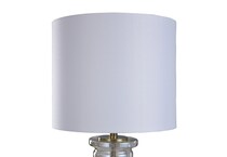 stlc white table lamp   