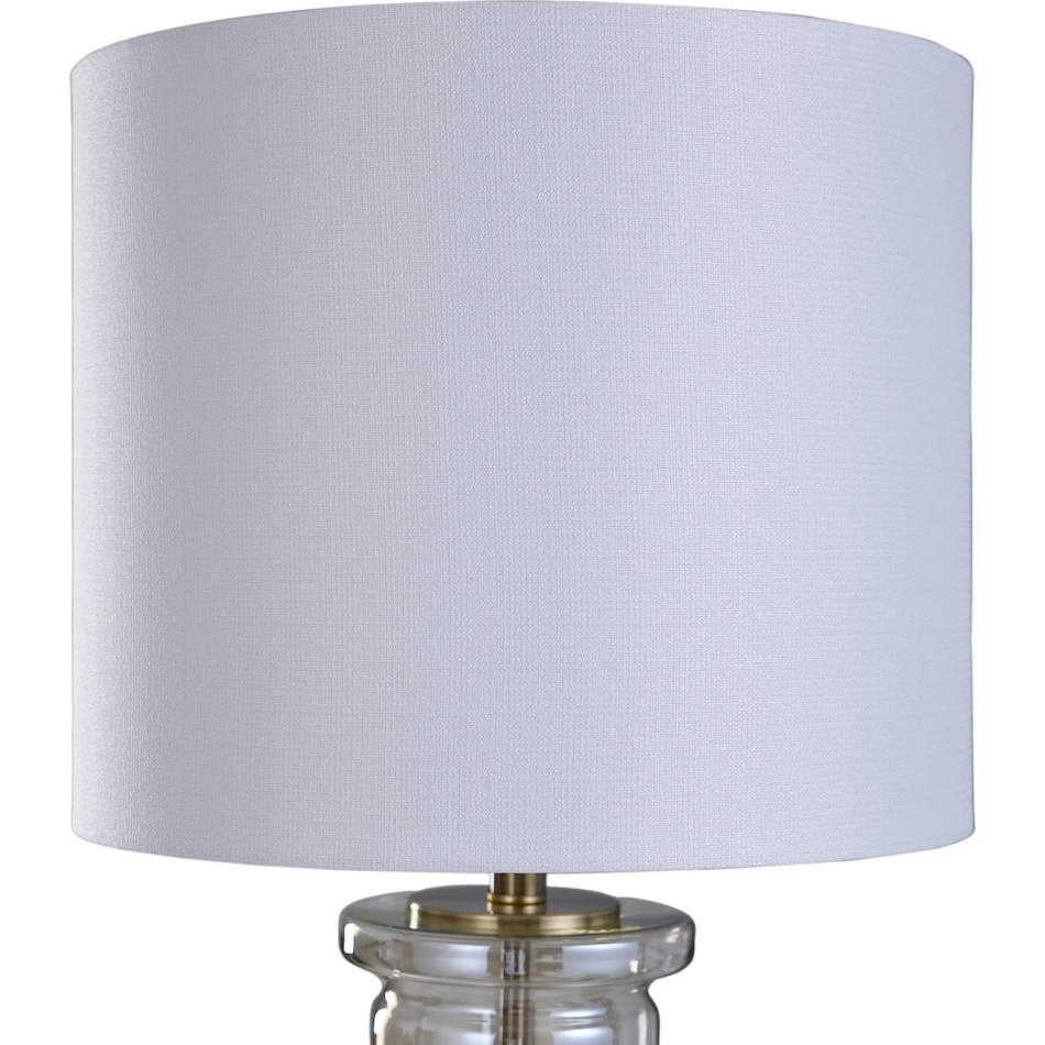 stlc white table lamp   