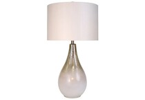 stlc white table lamp   