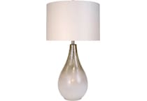 stlc white table lamp   