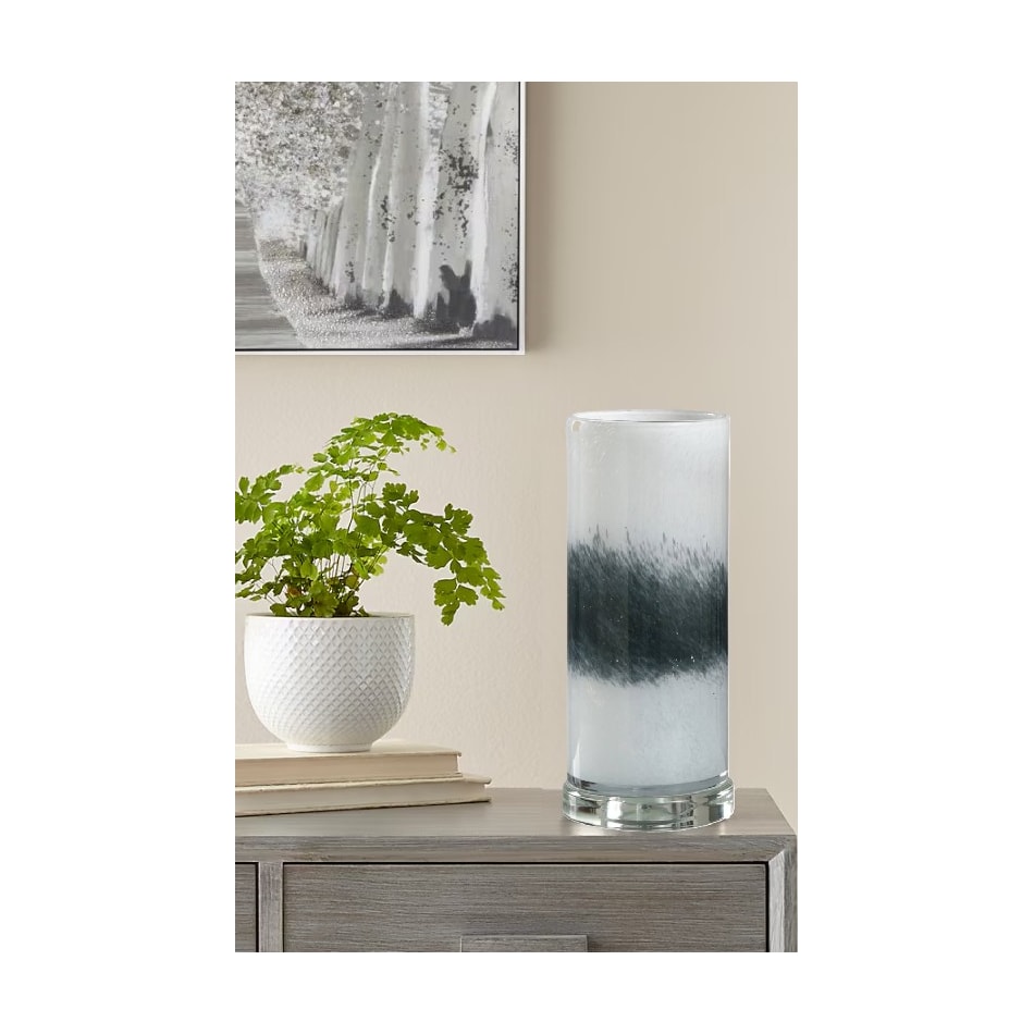 stlc white table lamp   
