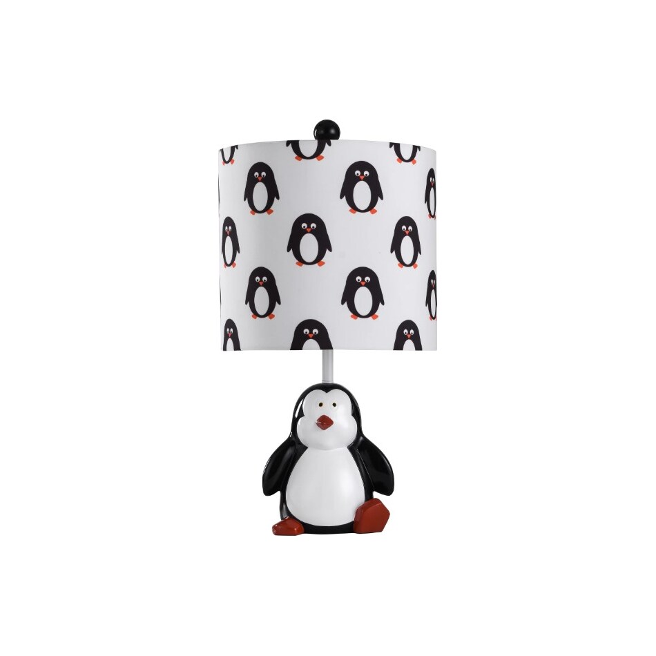 stlc white table lamp   
