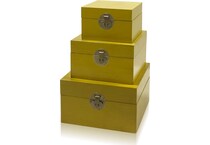 stlc yellow jar vase bowl plate set  
