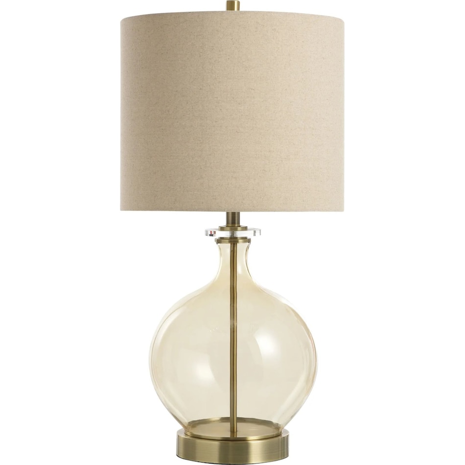 stlc yellow table lamp   