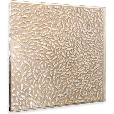 Paper Crane Acrylic Shadowbox 48"W x 48"H