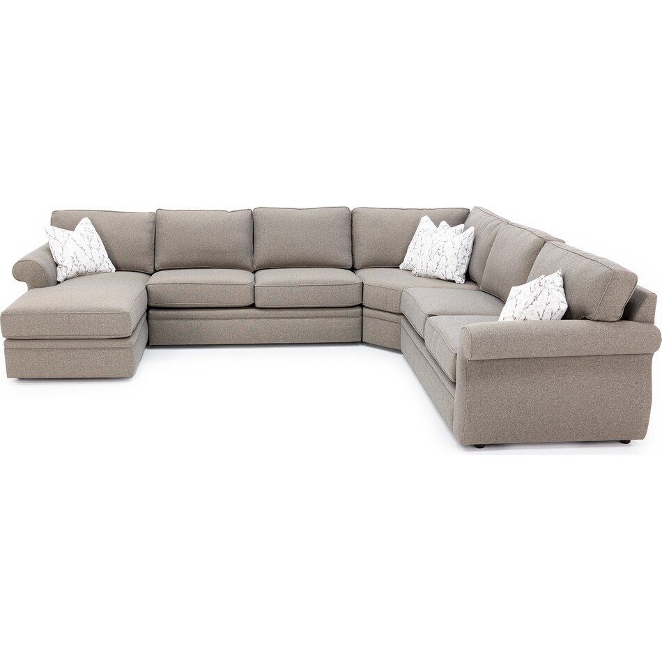 stone & leigh beige sta fab sectional pieces qpkg  
