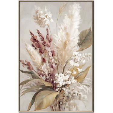 Elegance I Hand Embellished Framed Canvas 24"W x 36"H